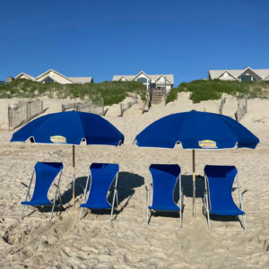2 Umbrellas and 4 Beach Chairs